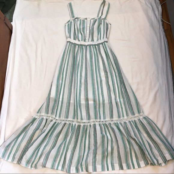 Cameron White Stripe Maxi Dress - Eva Mendes Collection for New York & Co, XS - Picture 9 of 13